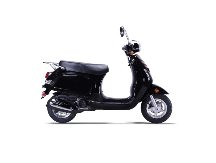 Wolf Lucky II 150cc Scooter - Black – Moto-Man Powersports