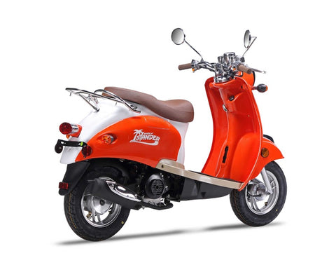 Wolf Islander 50cc Scooter - Orange – Moto-Man Powersports