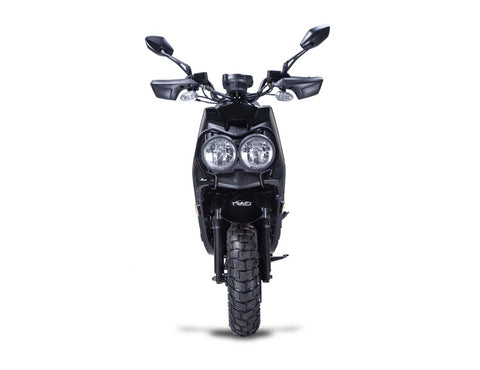 Wolf Rugby 50cc Scooter - Black – Moto-Man Powersports